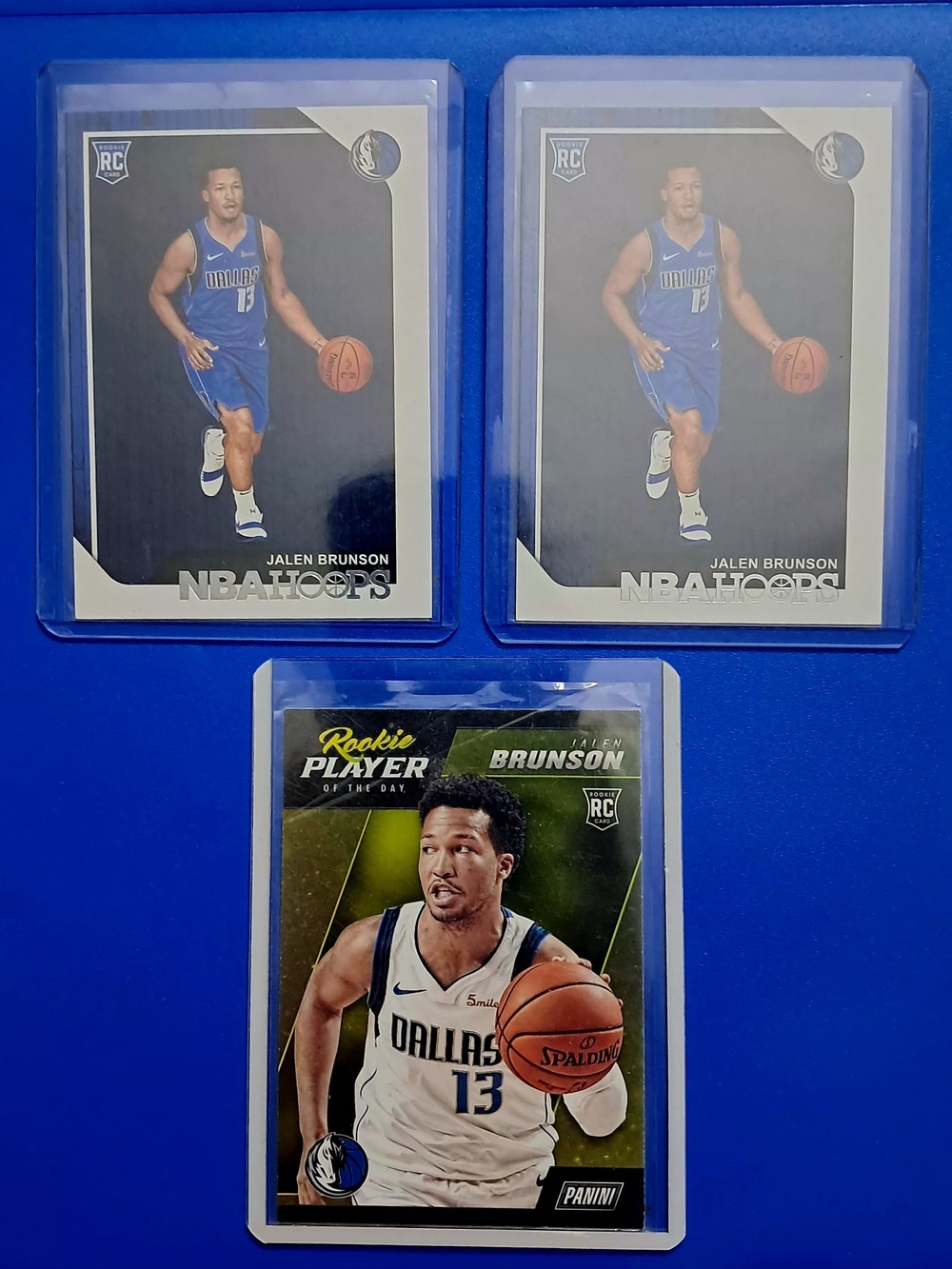 Jalen Brunson Rookie Panini NBA Basketball Card Lot Of 3
